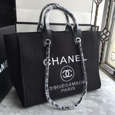 chanel canvas shopping bag price|chanel canvas tote 2021.